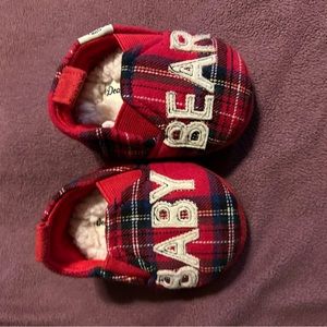 Baby bear slippers